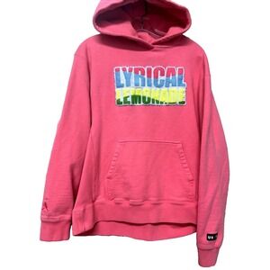 Jordan Lyrical Lemonade Chenille Hoodie Size M Pink Chicago Unite Sweatshirt